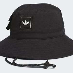 ADIDAS UTILITY 3.0 BOONIE HAT BLACK ADJUSTABLE OSFM CAMPING FISHING BUCKET STYLE